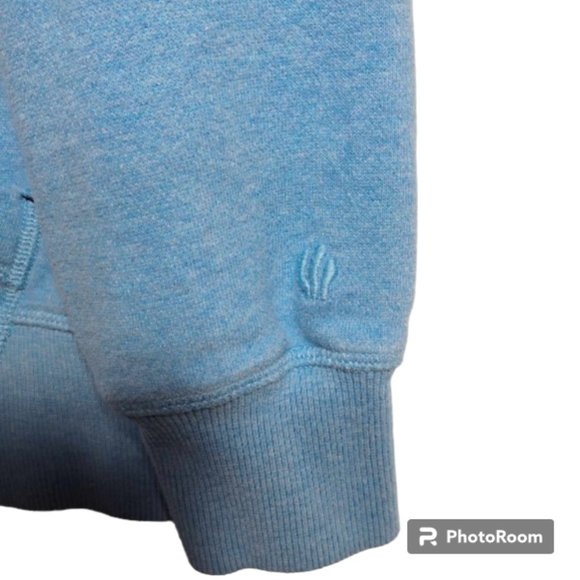 Fat Face Sky Blue Hooded Sweatshirt Full Zipper Closure Size XS - Picture 3 of 10